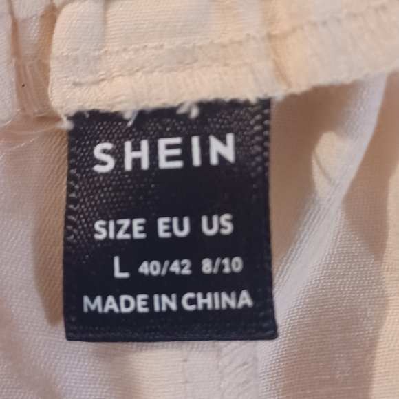 New guipure lace insert wide leg pants - Picture 7 of 8